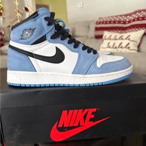 Jordan Kids Shoes in Light Blue and White